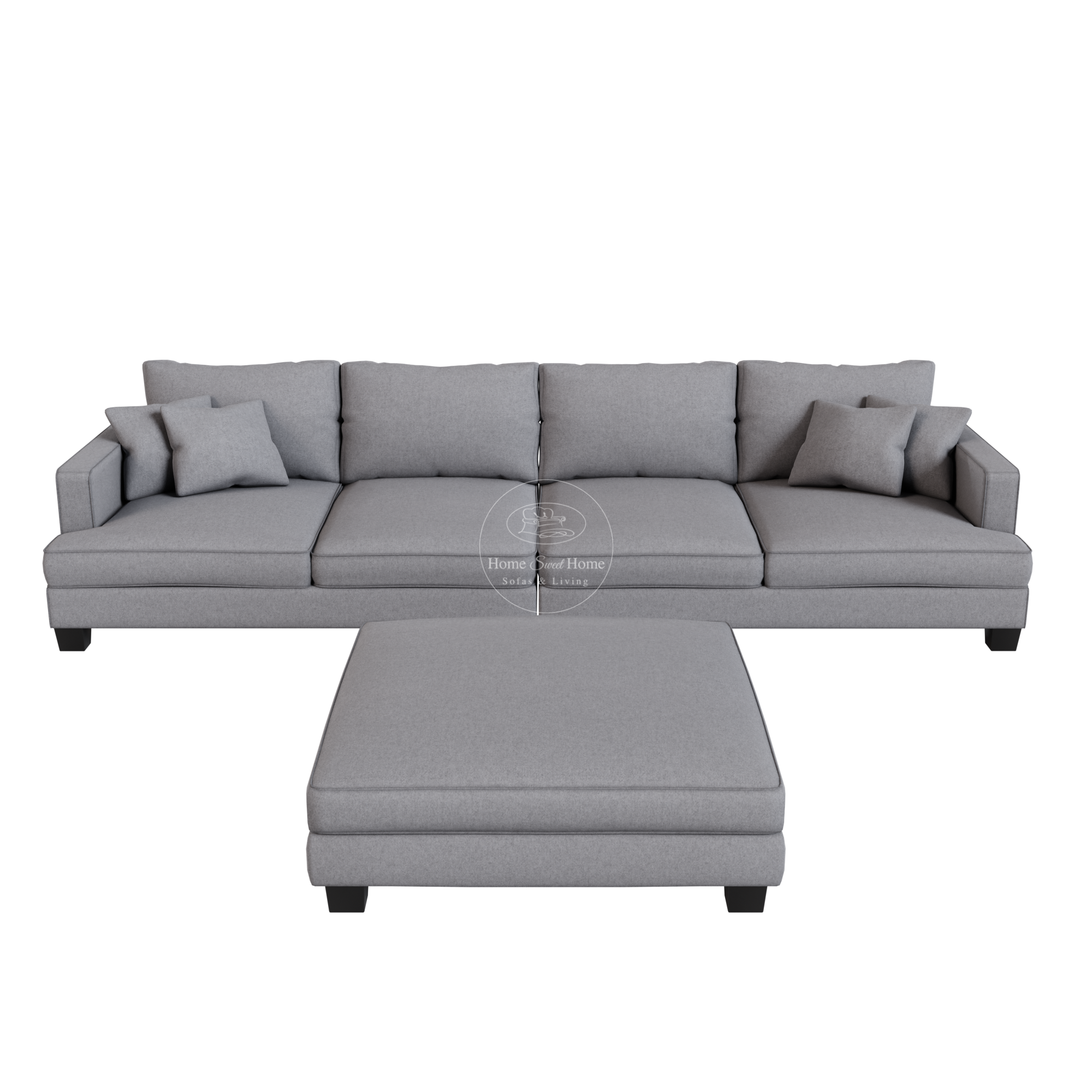 Selerno 4 Seater Ottoman Home Sweet Home Sofas Living